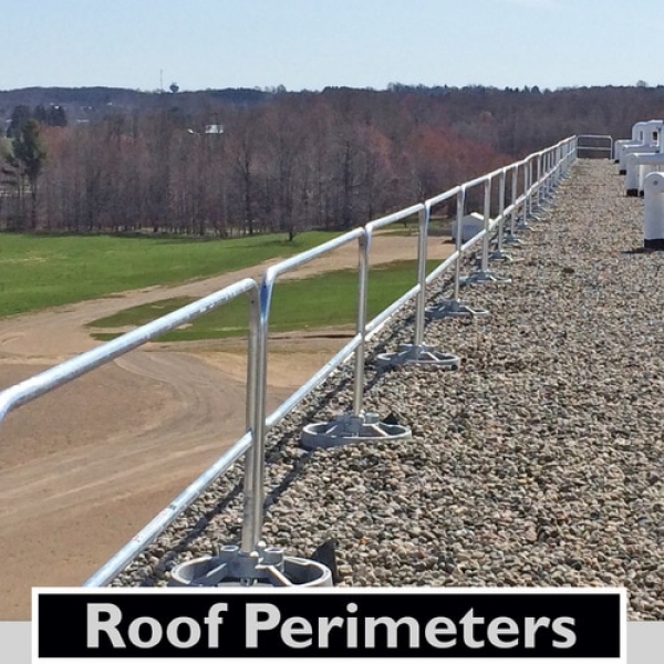 Accu-fit Mobile Guardrail With Traditional Vertical Stanchions